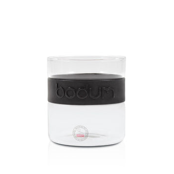 Bodum Grinder Glass Container Replacement with Black Silicon Sleeve